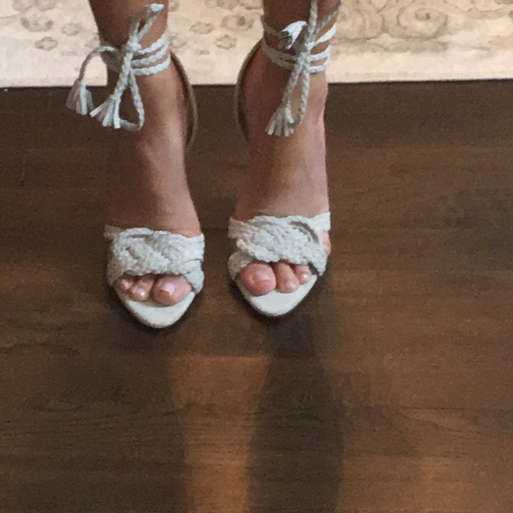 Zara Shoes - Zara Braided Lace Up Sandals